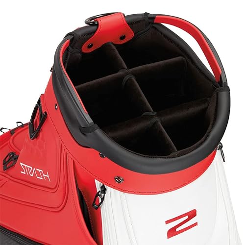 TaylorMade 2023 Stealth 2 Tour Staff Bag Red & Black