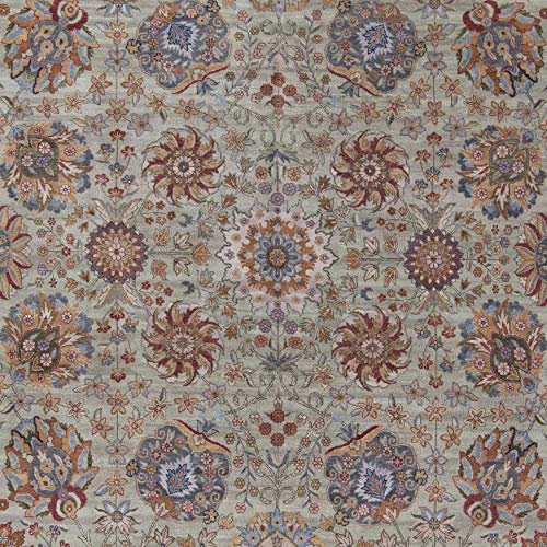 Safavieh Old World Collection Handmade Traditional Oriental Area Rug 8' x 10' Light Green / Gold