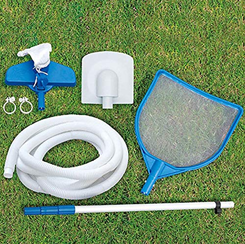Summer Waves 20ft x 48in Above Ground Swimming Pool Set with Ladder & Cover Gray