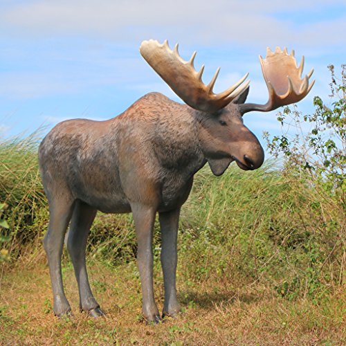 Design Toscano North American Majestic Moose Full Scale Animal Statue Full Color