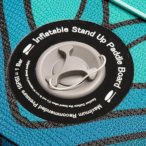 Sea Titan Dragon's Wave Premium X-Woven Inflatable Stand Up Paddleboard Green
