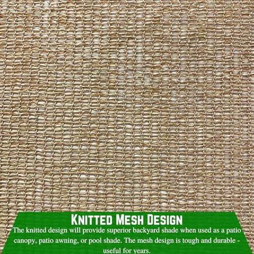 Farm Plastic Supply 85% Sand/Tan Shade Cloth 20' x 175' Tan