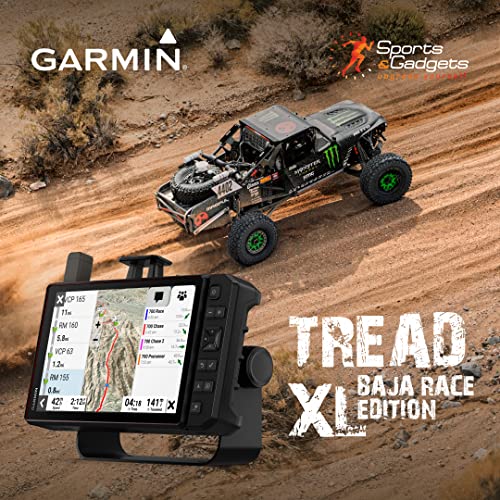 Wearable4U Garmin Tread XL Baja Race Edition Off-Road GPS Navigator with Earbuds Bundle