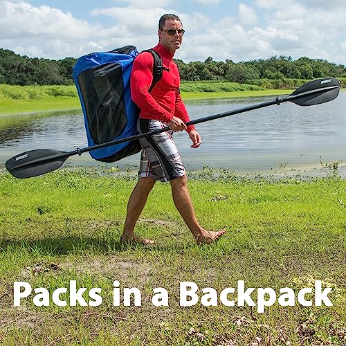 Sea Eagle Razorlite 473rl Inflatable Kayak Pro Carbon Tandem Package Blue/White