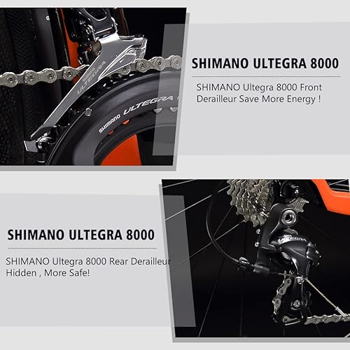 SAVADECK Phantom 2.0 Carbon Fiber Road Bike 700C Racing Bicycle R8000 22 Speed Group Set Fizik Saddle New Black Red