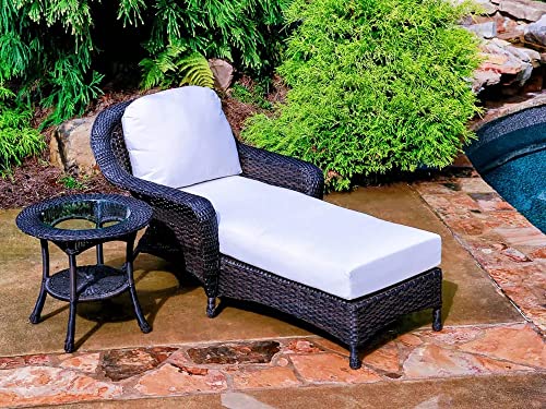 Tortuga Outdoor Sea Pines Lounge Chaise Lounger Java