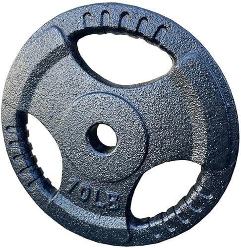 French Fitness Standard Cast Iron 1" Weight Plate Set 350 lbs