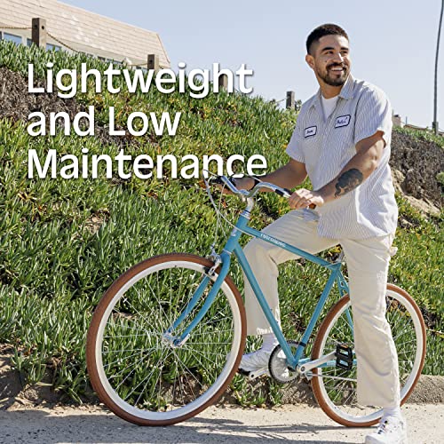 Retrospec Kinney 7-Speed City Bike High-Tensile Steel Commuter Bicycle - Tungsten