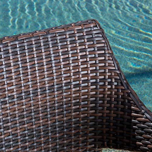 Christopher Knight Home Mirage 3 Piece Outdoor Bistro Set Brown