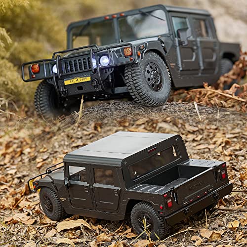 BEEZRC FMS 1:12 Hummer H1 RC Car Black