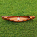 Old Modern Handicrafts 10 ft Wooden Canoe Brown
