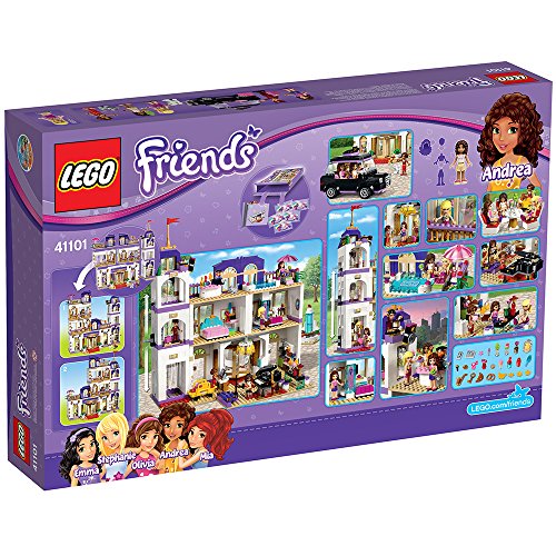 LEGO Friends Heartlake Grand Hotel Building Kit Black