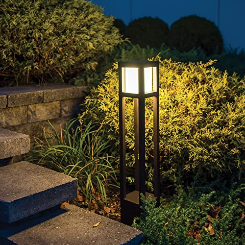 WAC Lighting Tower LED Bollard Light 3000K Black