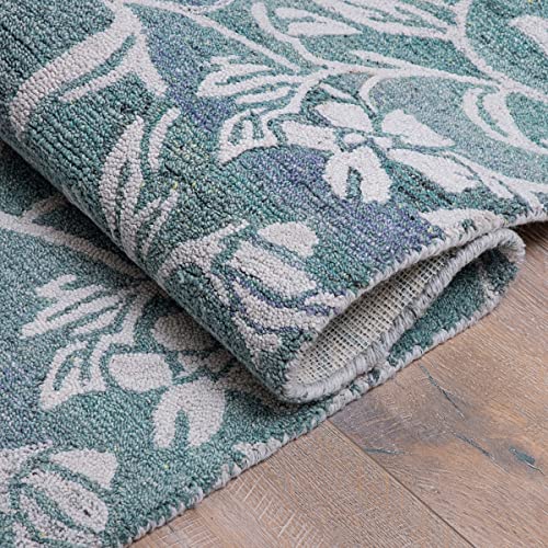 Company C Camellia Indoor/Outdoor Performance Rug 5' x 8' Aqua