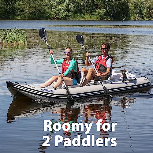 Sea Eagle 437ps PaddleSki Inflatable Catamaran Boat White/Blue