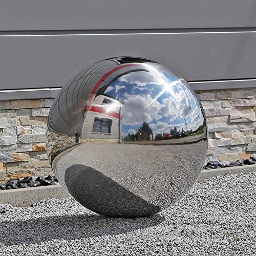 LSX 40 Inch Stainless Steel Gazing Ball Silver