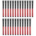Winn Dri-Tac Standard Golf Grip Bundle Black/Red 25 Piece