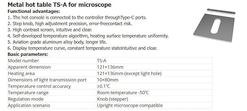 PDV Hot Table for Microscope TS-A/E/H