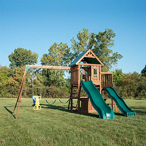 Swing-N-Slide Willows Peak Deluxe Wood Swing Set