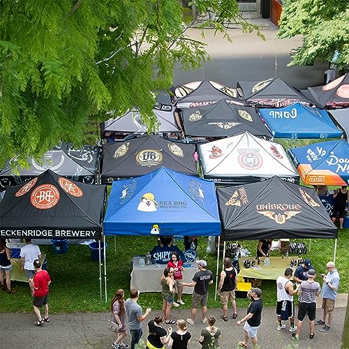 JJ'S PROMO Custom Event Tent 10x10 with Aluminum Frame Full