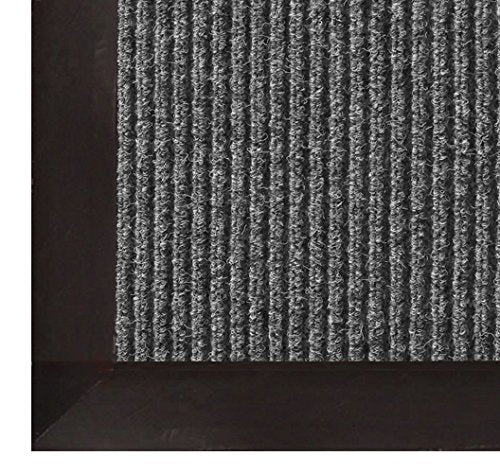 American Floor Mats Super Ribbed Water Diverter Entrance Mat 5' x 20' Denim Blue