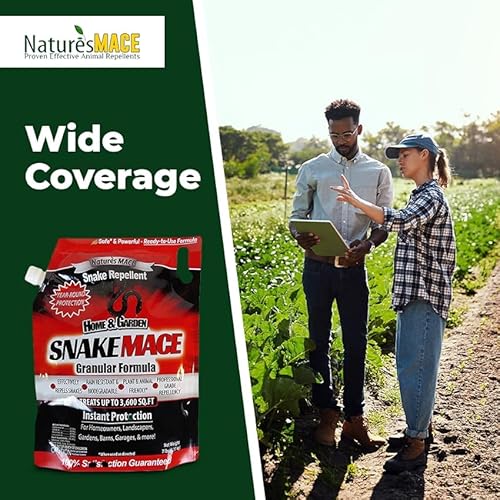 Nature's MACE Snake Repellent Granules 125 lbs Red