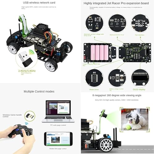 WSPEMLFP AI Racing Robot Car Jetson Nano 2GB