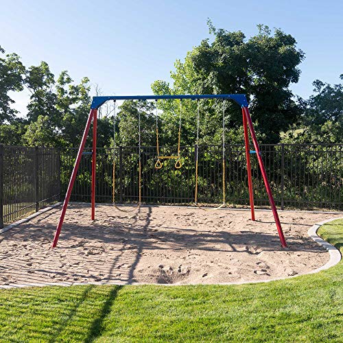 Lifetime Metal Swing Set Primary Colors