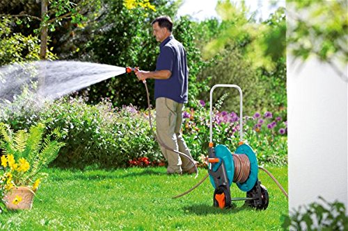 Gardena 8001-U Garden Hose Cart with 65-Foot Hose 196-Foot Capacity