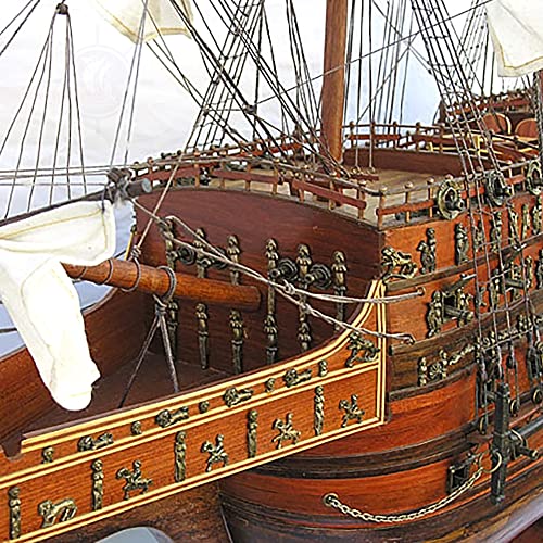 Old Modern Handicrafts Sovereign of The Seas Ship Model Natural Wood
