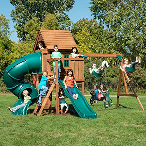 Swing-N-Slide Tremont Tower Play Set Green
