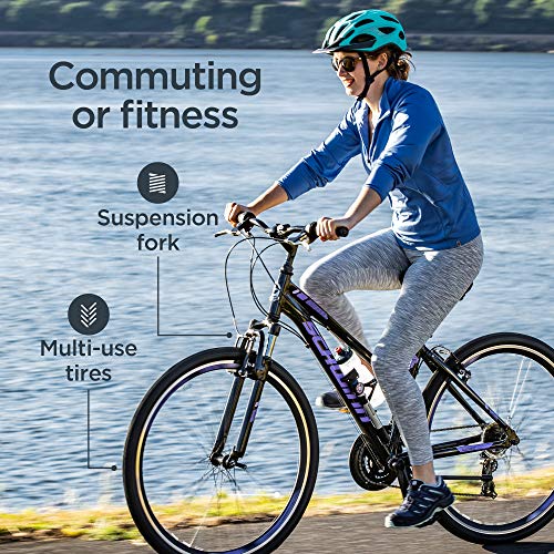 Schwinn GTX 1.0 Comfort Hybrid Bike 700c Black