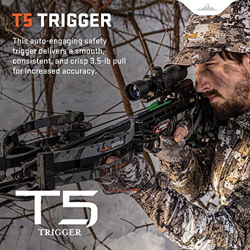 Wicked Ridge NXT 400 Hunting Crossbow Package with ACUdraw and Pro-View Scope Peak Camo