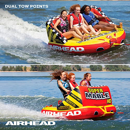 AIRHEAD Super Mable HD Towable Tube Boating Dual Tow Points