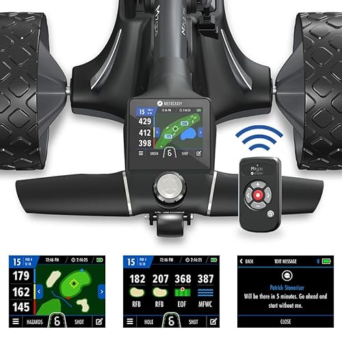 Motocaddy M7 GPS Remote Electric Golf Caddy Black