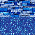 LINERWORLD.COM 18'x33' Oval Pool Liner 25 Gauge Vinyl Tahoe Valley