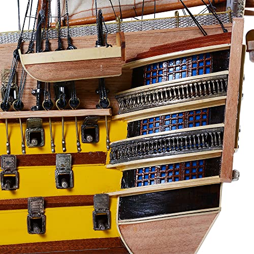Old Modern Handicrafts Museum-Quality HMS Victory Model Ship Red