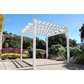 DuraTrel Princeworth Pergola White