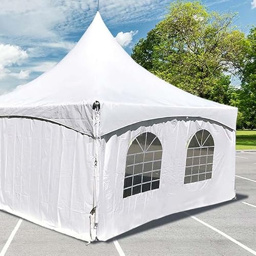 TentandTable 15' x 15' Premium Blockout Sidewall Kit for High Peak Canopy Tents White