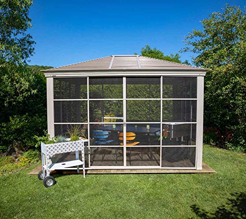 Sojag 10' x 12' Striano Hardtop Gazebo Champagne