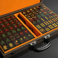 SHATONG Chinese Mahjong Set 144 Tiles with Dice