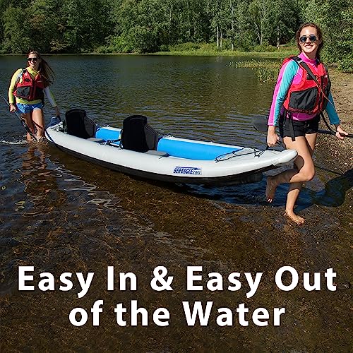 Sea Eagle 465FT Fasttrack Inflatable 15'3" Touring Kayak Blue/Gray
