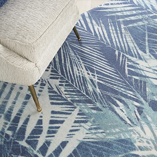 Waverly Sun N' Shade Indoor/Outdoor Area Rug Navy 10' x 13'