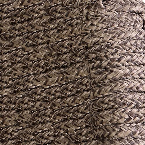 Armen Living Fanny Outdoor Patio Rocking Chair Dark Eucalyptus and Truffle