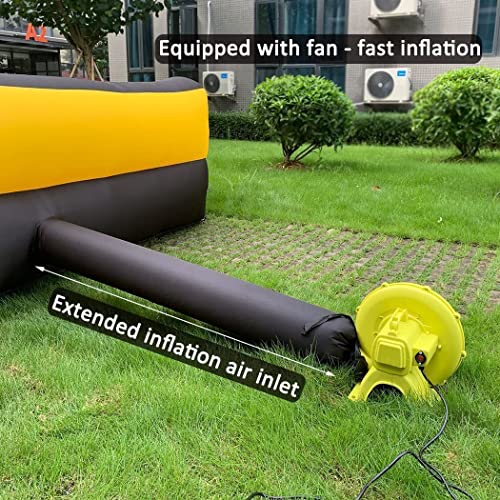 V-infla 26ft Giant Gaga Ball Pit Inflatable with Blower Yellow+Black