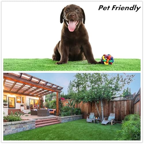 Conscience Trading Artificial Grass Turf Rug 11FTx45FT Green