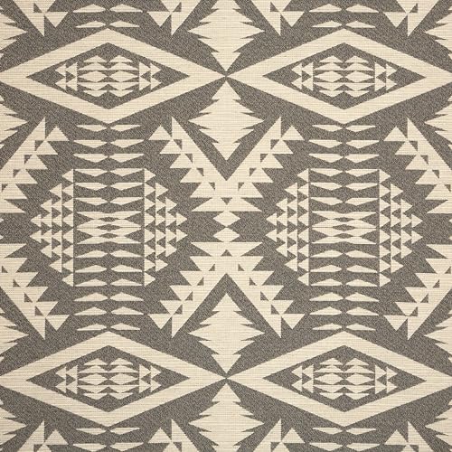 Sorra Home Tufted Floor Pillow with Handle Diamond River II Fawn