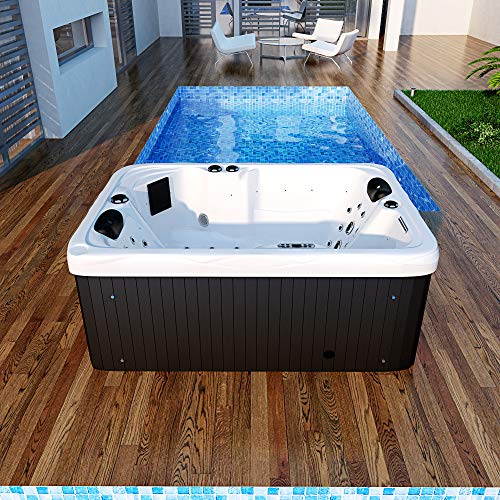 SymbolicSpas Two Person Outdoor Hydrotherapy Bathtub Whirlpool SPA SYM6012A