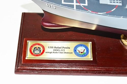 Squadron Nostalgia LLC USS Rafael Peralta DDG-115 24-Inch Mahogany Model