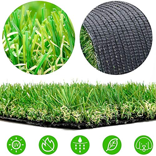 Sigetree Realistic Artificial Grass Turf Green 10FT X 57FT